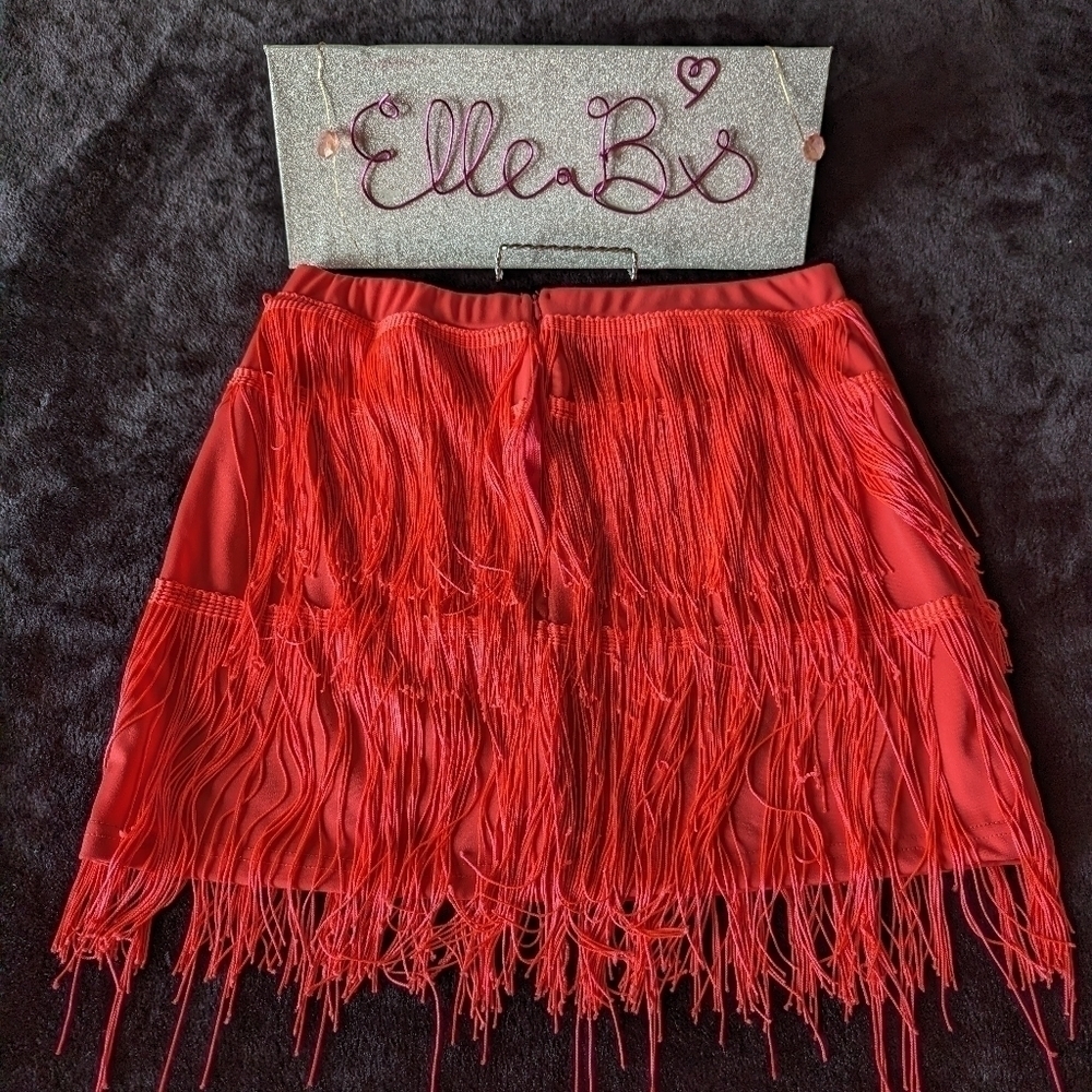 Fringe Skirt L - Picture 5 of 8
